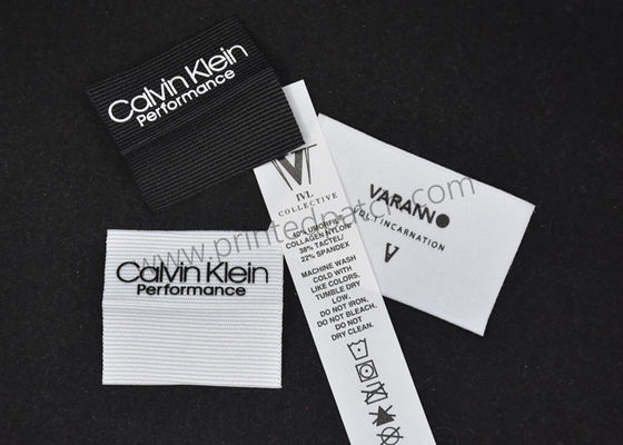 Siyah Polyester Bant Üzerine 0.4mm Silikon Kauçuk Etiketleri İşaretle