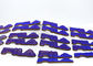 3D Kabartmalı Isı Transferli Giysi Etiketleri FILA LOGO Fırça Noktaları