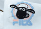 Kabartmalı 2D Koyun Isı Transferli Giysi Etiketleri SGS Onayı