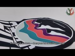 Giysiler için Baskılı Özel Silikon Logolar Dokuma Kumaş Etiketleri