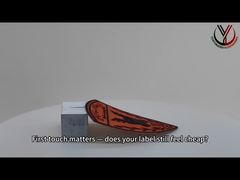 Özel Velcro kabartmalı giysi etiketleri Parlak / Mat Tpu Logo