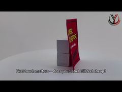 SGS ODM Ekran Baskılı Yamalar %100 Pamuklu Şerit Üzerine Oeko Tex Standard 100