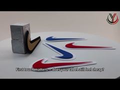 İki Renkli Silikon Isı Transfer Baskı Etiketi Giysiler İçin Neden Özelleştirildiğini Görün