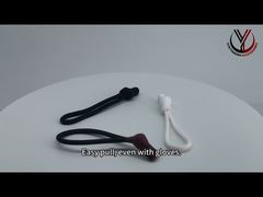 İzle: U Şekli TPU Silikon Fermuar Çektirme PVC YKK Fermuar Çektirme Vitrin