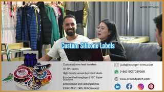 Giyim için Özel Silikon Askı Döngüsü Etiketleri
