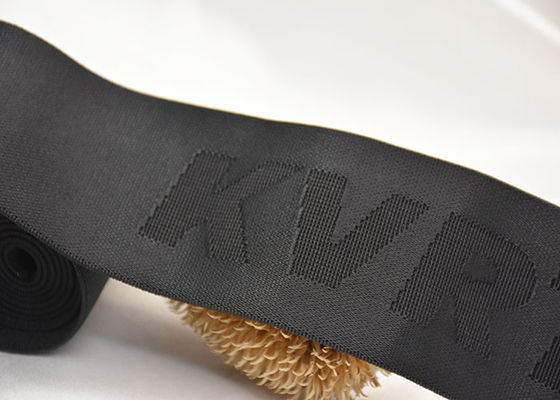 Özel Markalı Logo Çift Taraflı Malzemeli 52mm Jakarlı Lastikli Bant