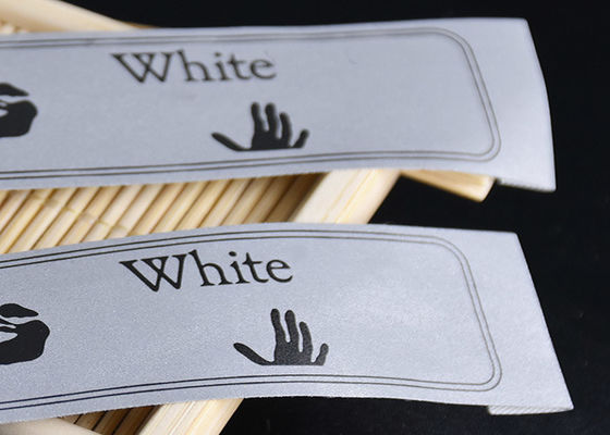 Siyah Mürekkep Logolu Baskılı Özel 3M Yansıtıcı Etiketler