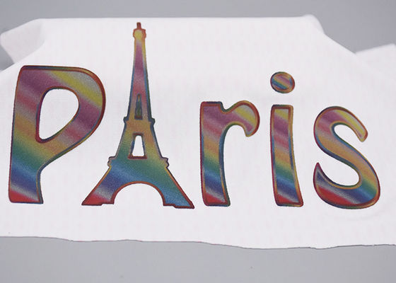 Renkli Yazı Filmi Isı Transferi Giyim Etiketleri Özelleştirilmiş