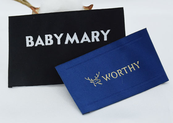 Yıkanabilir Dokuma Giysi Etiketleri OEKO Demir On İşlemeli Yamalar