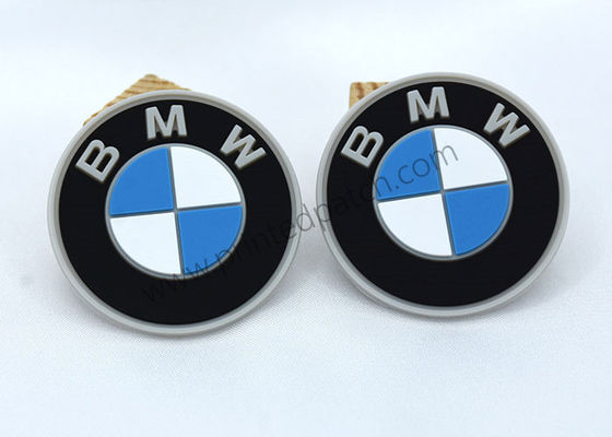 Şapkalar için Özel Kauçuk Logo Yama Kabartmalı BMW PVC Yamalar