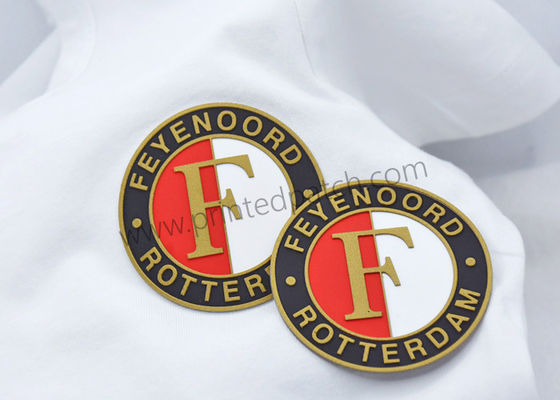 SGS Kabartmalı Serigrafi Yamaları Spor Giyim için TPU Giyim Etiketleri